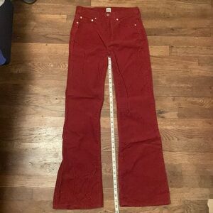 GAP (4/27) Rust Corduroy Flare Pant